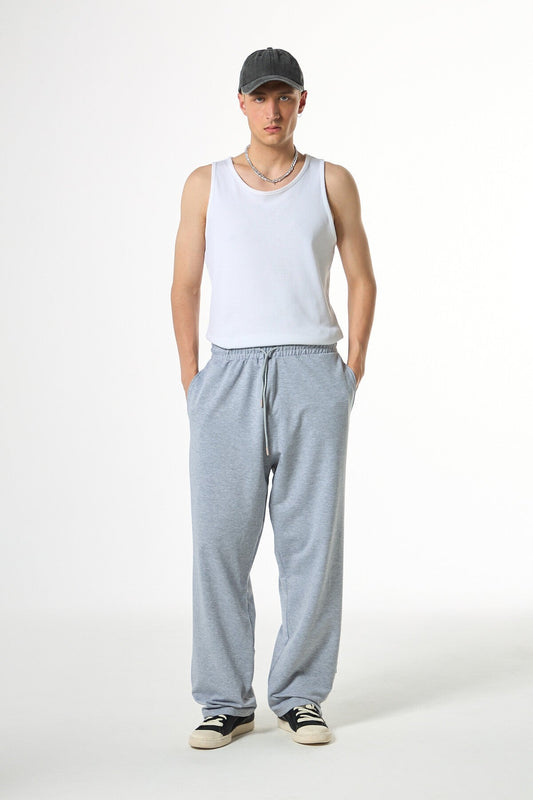Basic Elastic-Waist Sweatpants