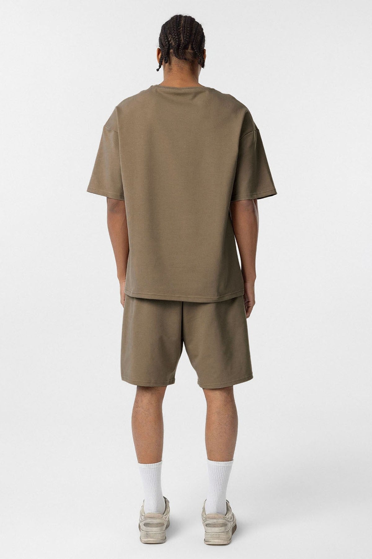 Basic Oversized Shorts Set