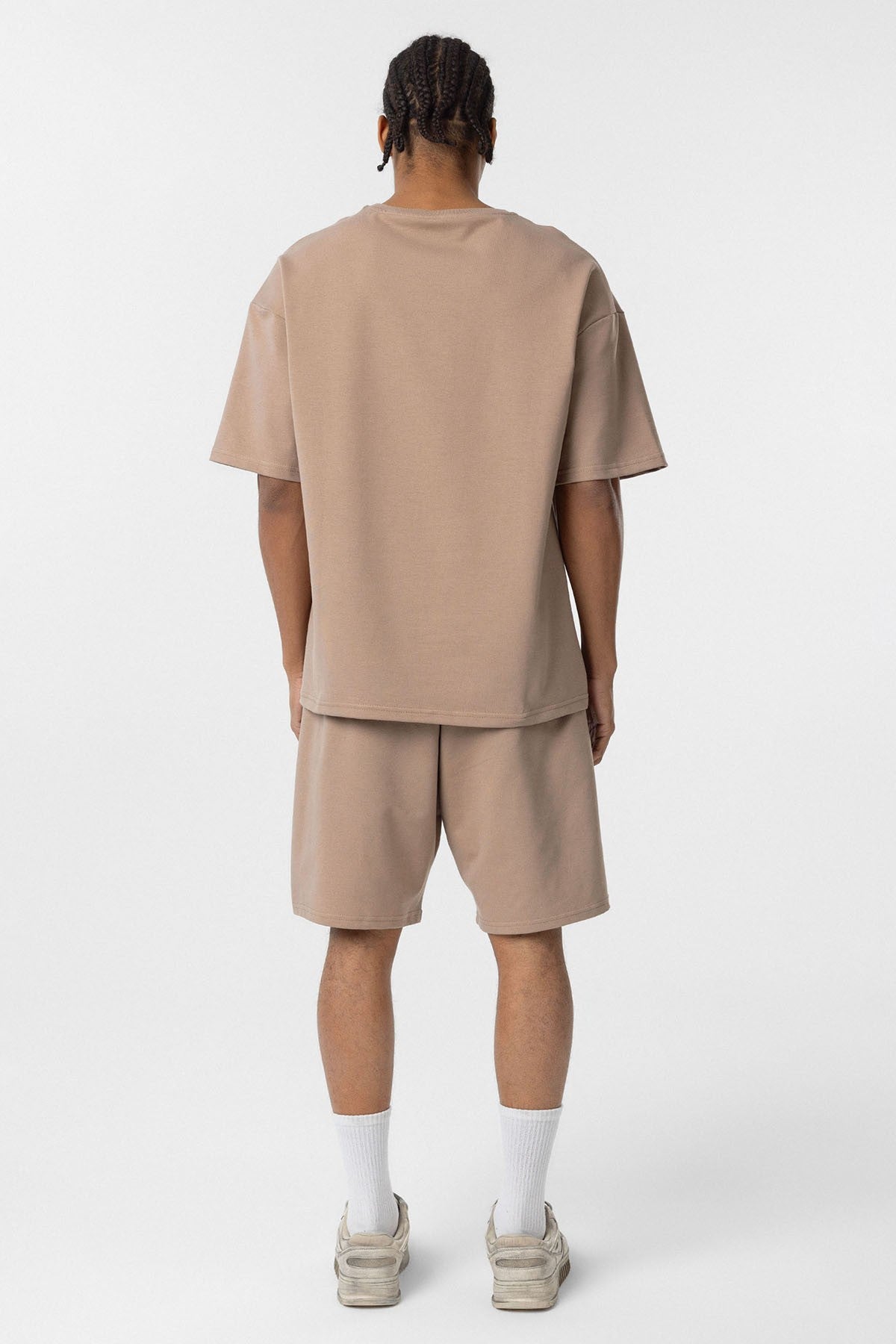 Basic Oversized Shorts Set