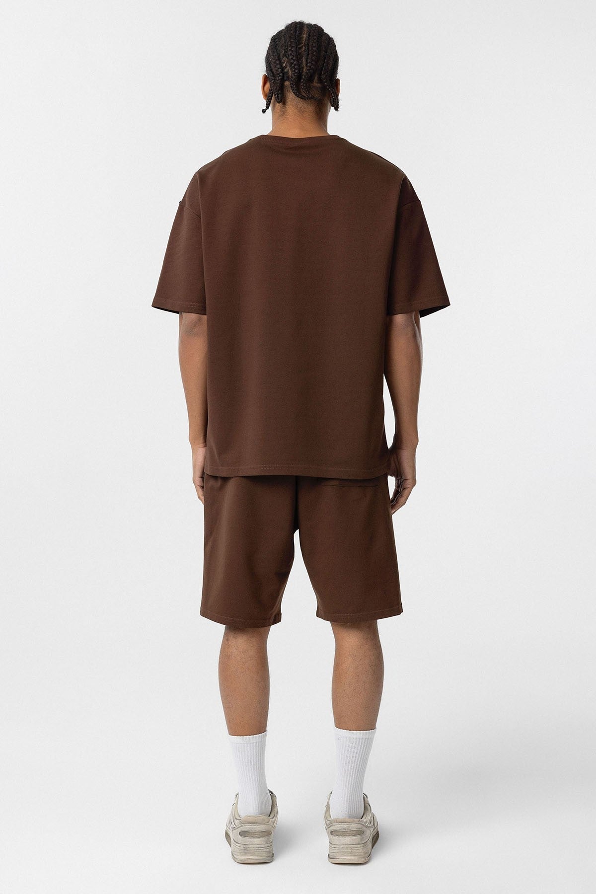 Basic Oversized Shorts Set