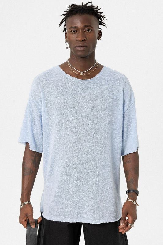 Basic Oversized Knit T-Shirt