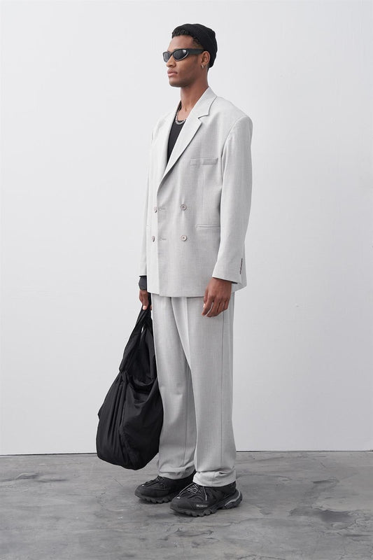 Comfortable, Double-Breasted Suit
