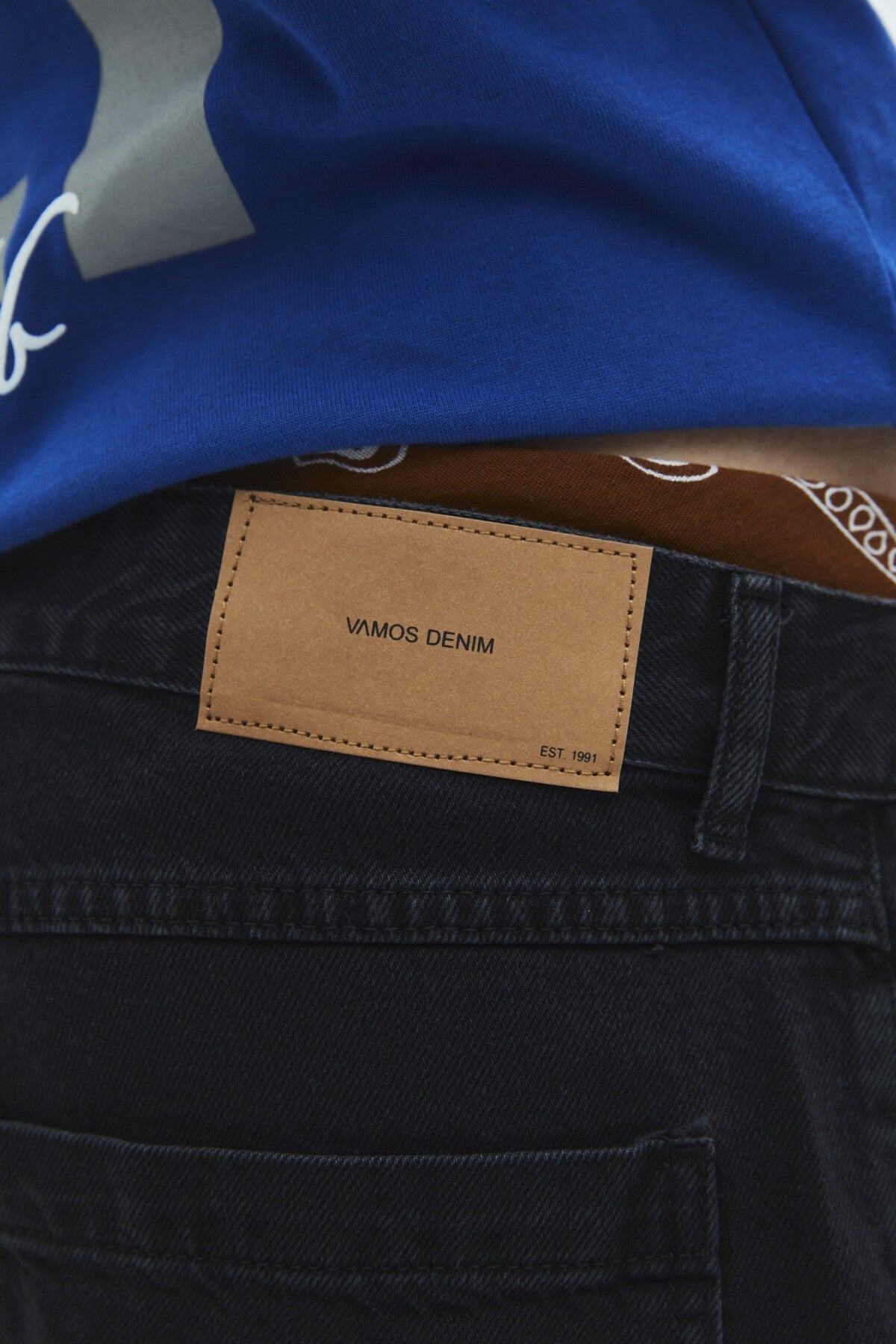 Oversized Denim Bermuda Shorts 40-224