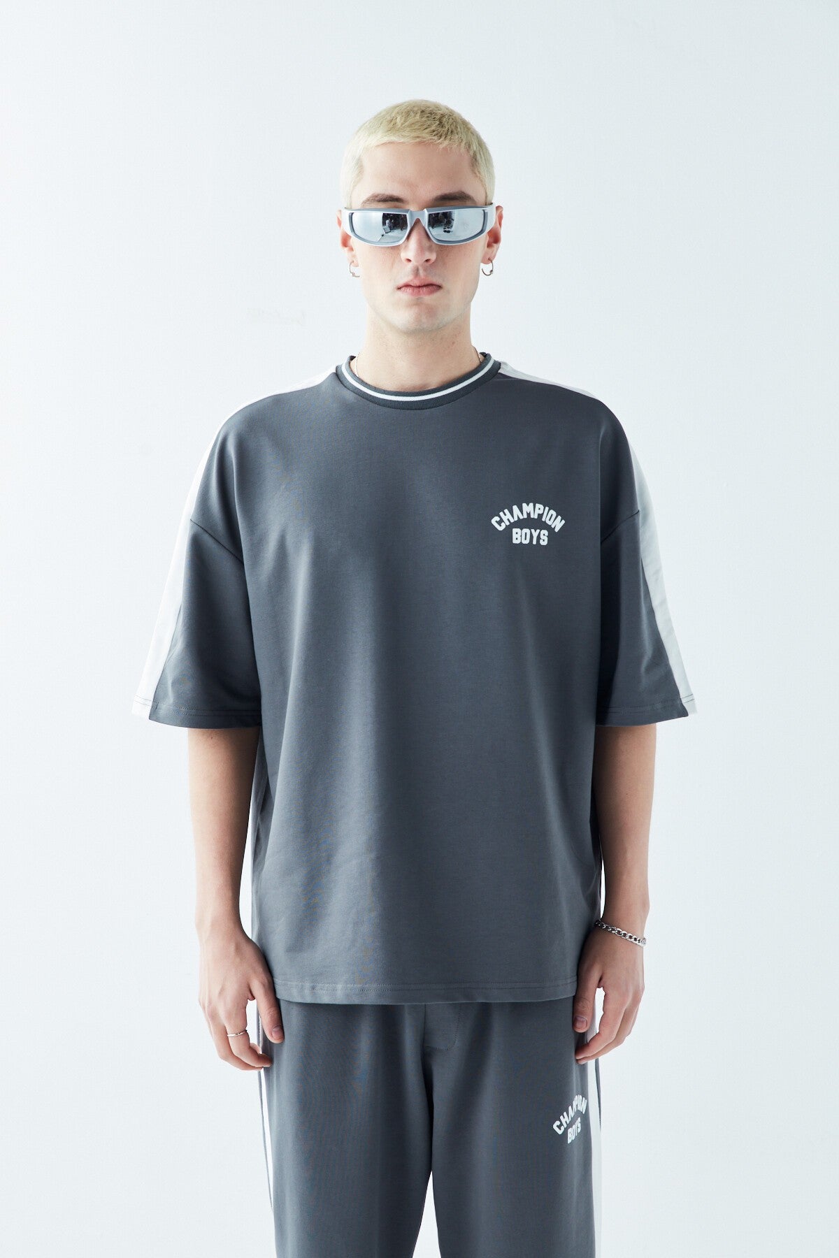Champion Boys Printed Oversized Sweatsuit Set