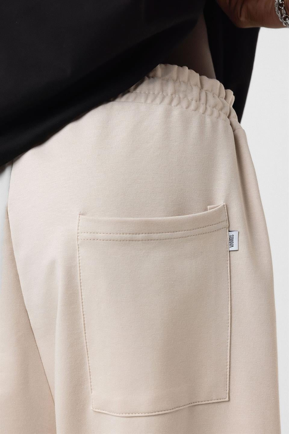 Basic Oversized Sweatpants with Elastic Cuffs