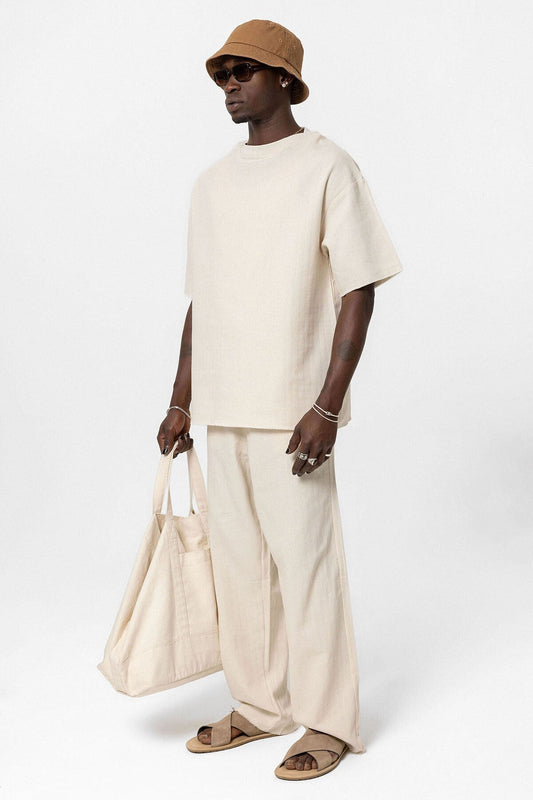 Basic Oversized Linen Set