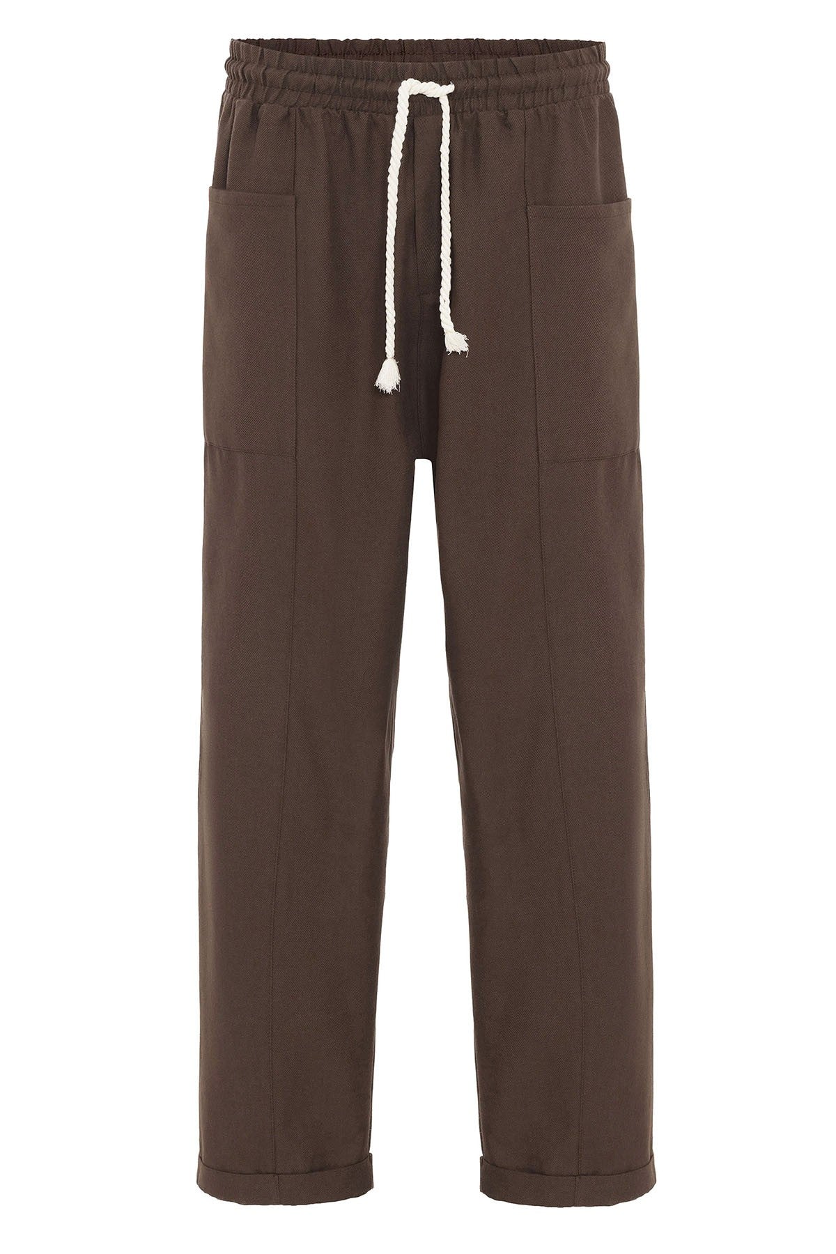 Baggy Linen Pants with Side Pockets