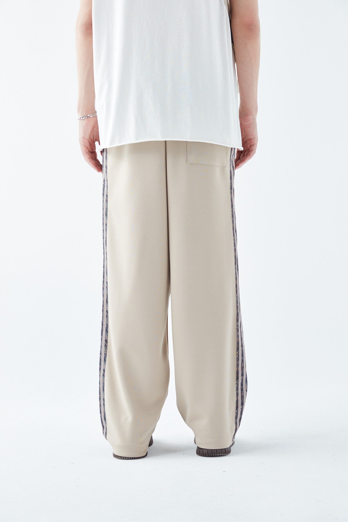 Baggy Sweatpants with Striped Details