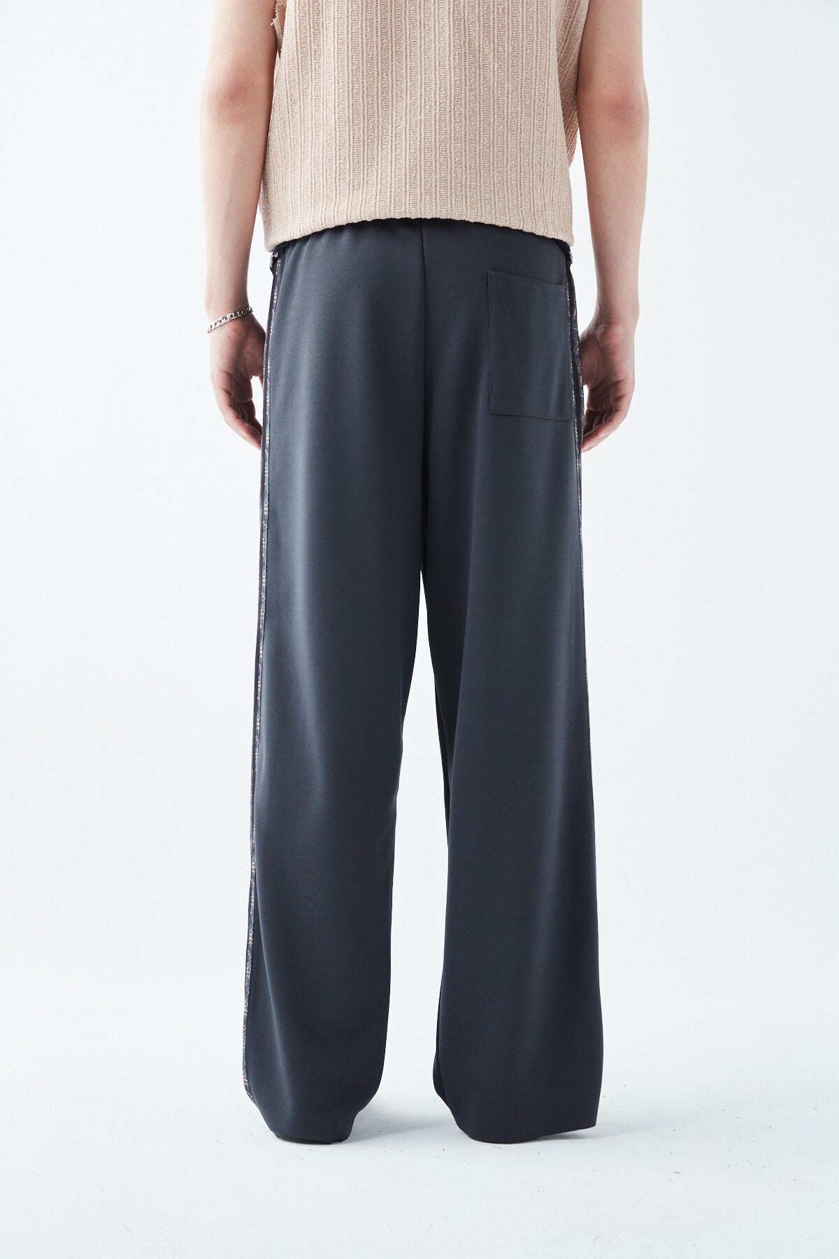 Baggy Sweatpants with Striped Details