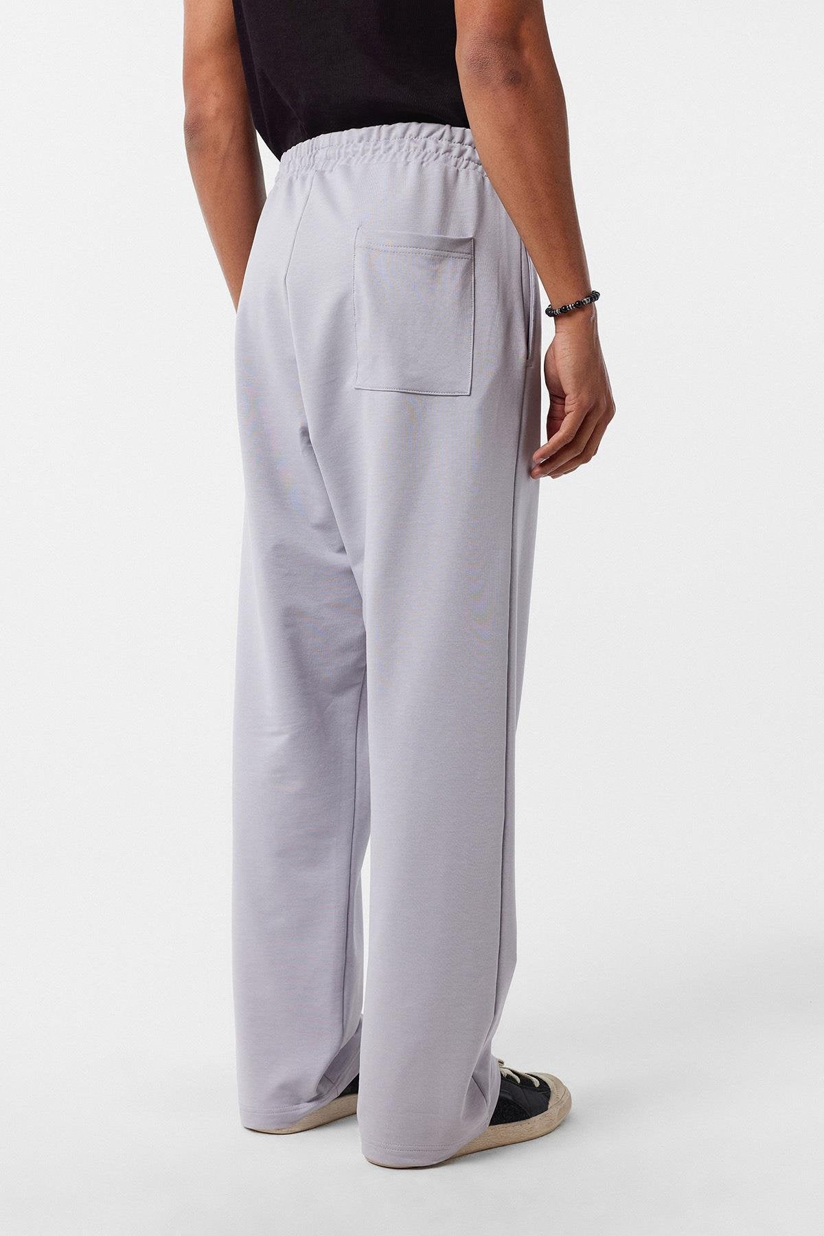Basic Elastic-Waist Sweatpants