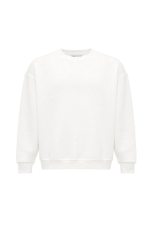 Basic Oversized Crew-Neck Sweatshirt