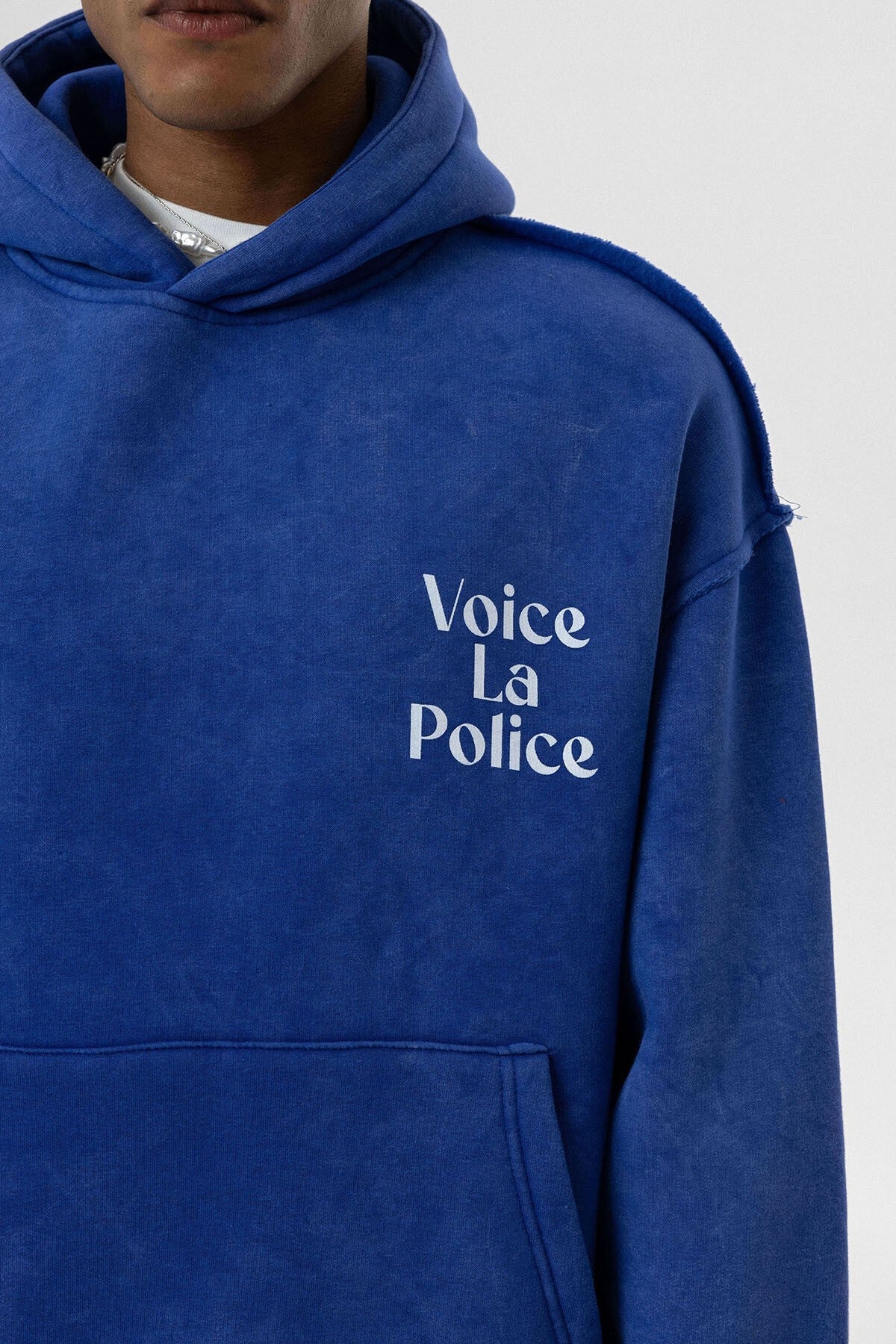 Oversized Hooded Sweatshirt with Back Print