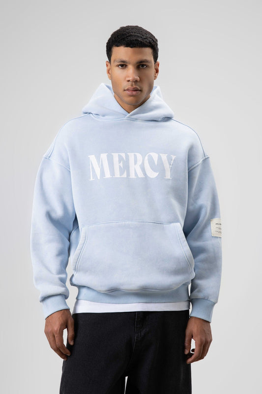 Oversized Sweatshirt with Card-Print Detail and Washed Finish