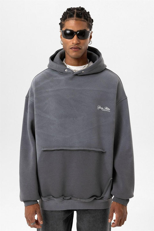 Oversized Hooded Sweatshirt (Machine Washable)