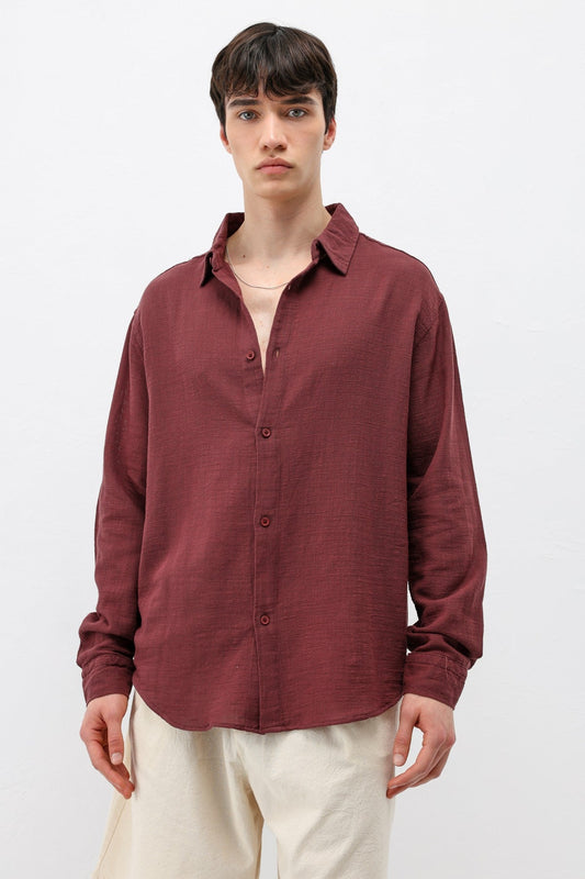 Basic Oversized Linen Shirt