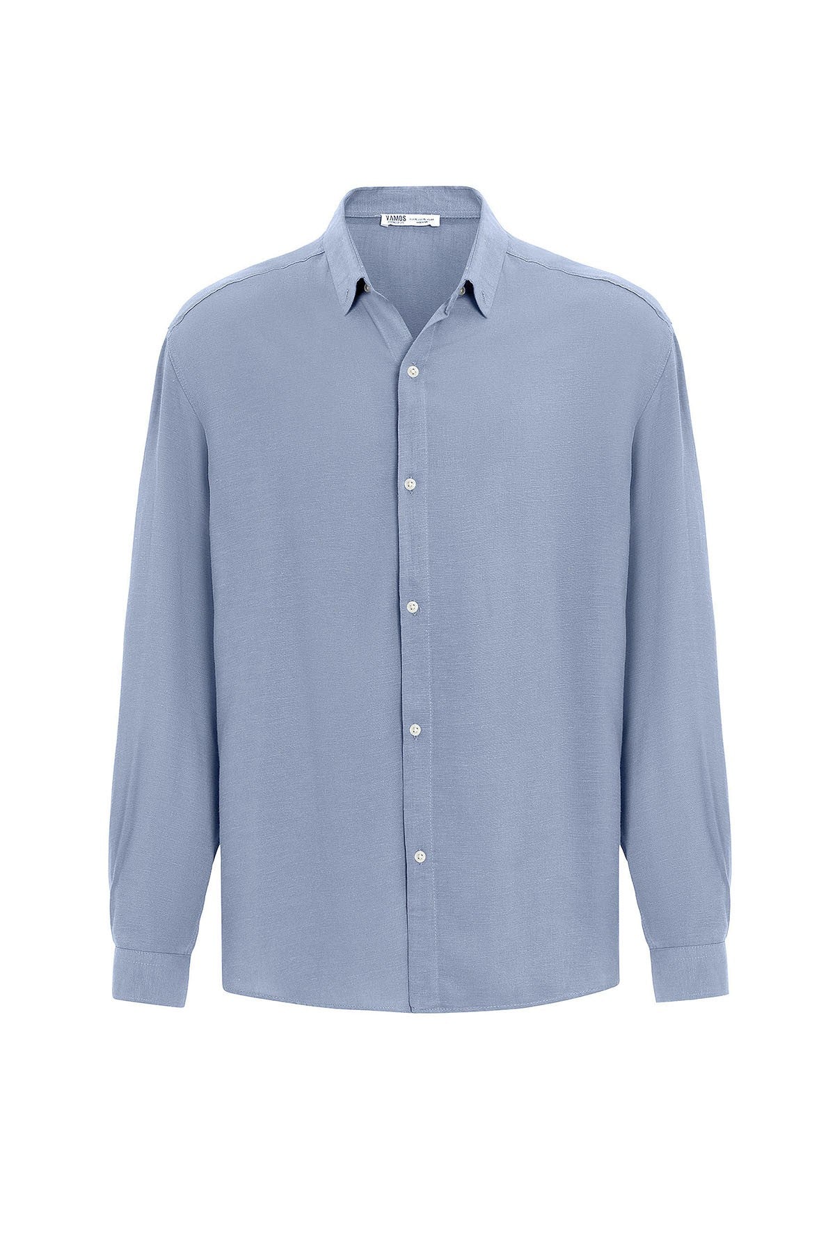 Oversized Long-Sleeved Linen Shirt