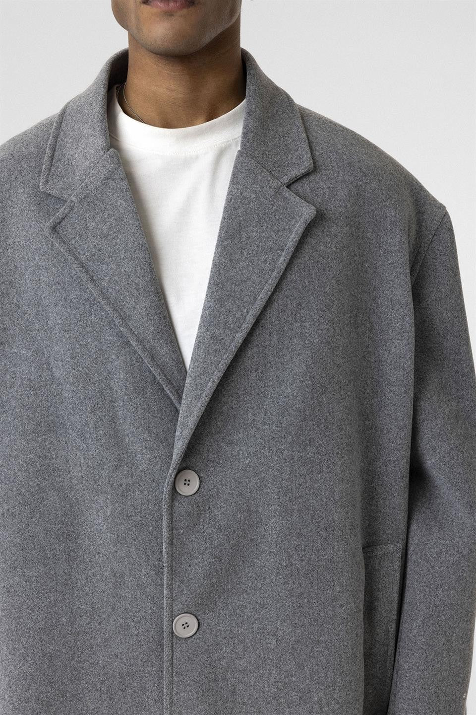 Oversized Long Cashmere Coat