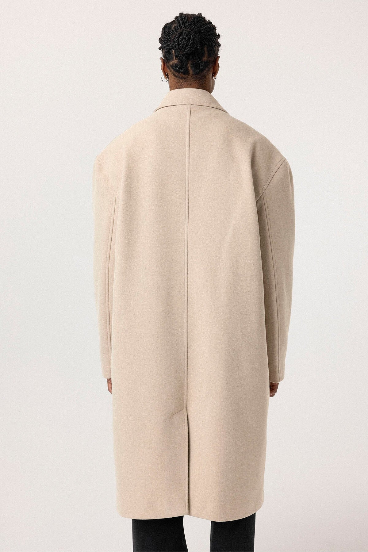 Oversized Long Cashmere Coat
