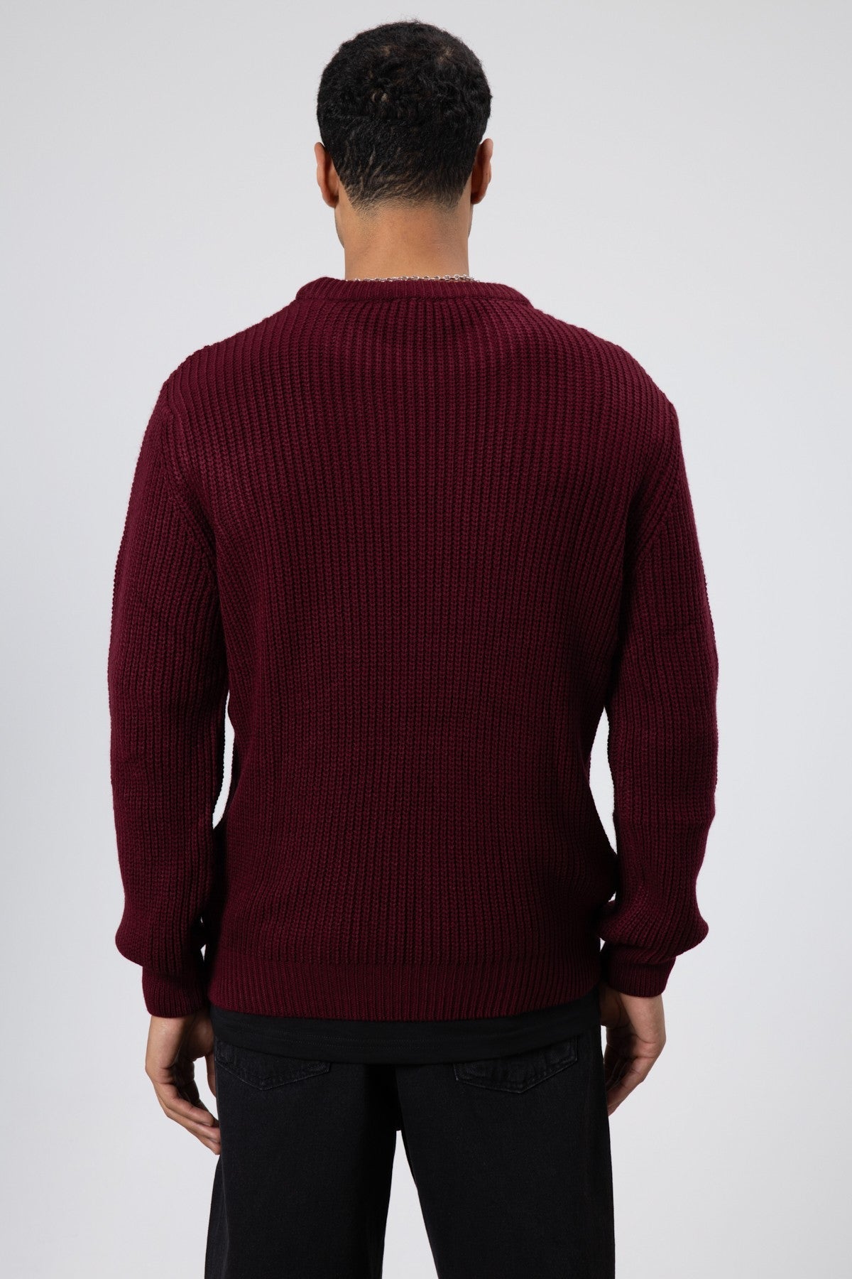 Oversized Crew-Neck Sweater V60-10