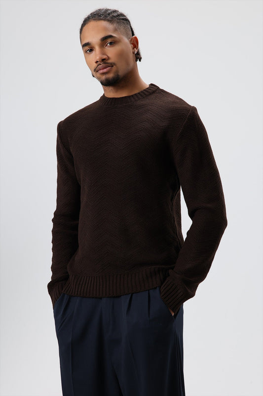Oversized Crew-Neck Sweater