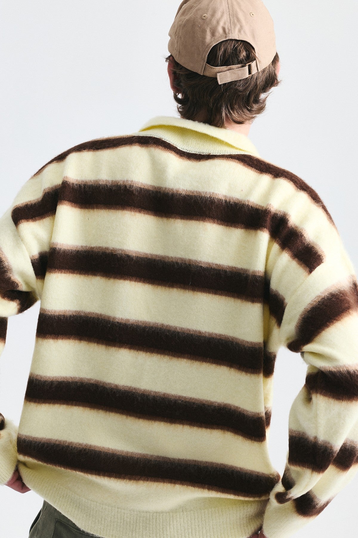Oversized Solid-Color Knit Sweater