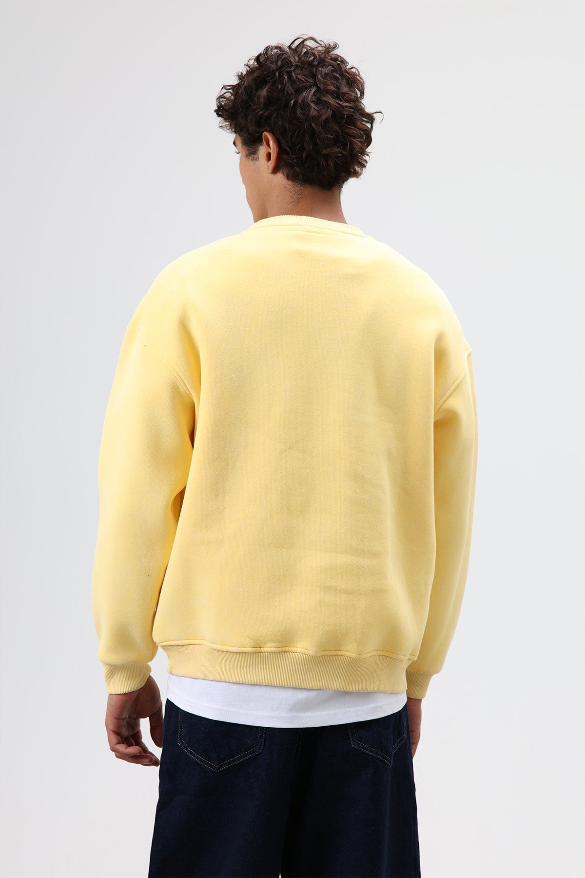 Basic Oversized Washed Sweatshirt
