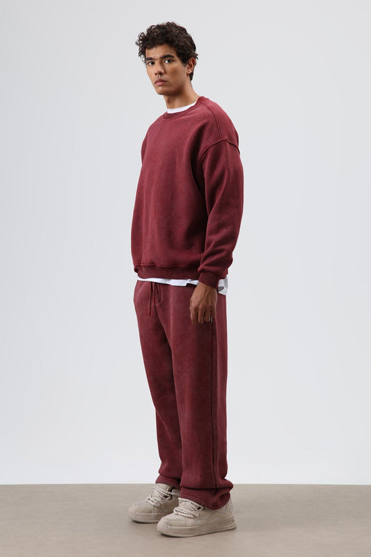 Basic Oversized Washed Sweatshirt
