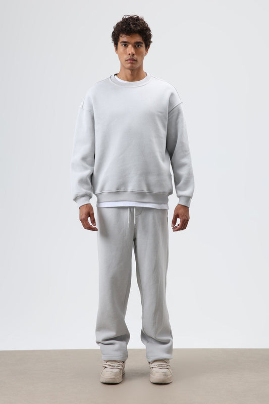 Basic Oversized Washed Sweatshirt