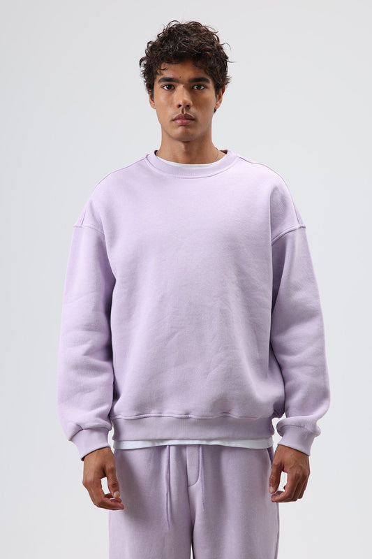 Basic Oversized Washed Sweatshirt