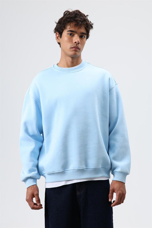 Basic Oversized Washed Sweatshirt
