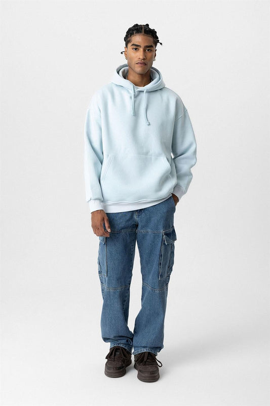 Basic Oversized Washed Hoodie