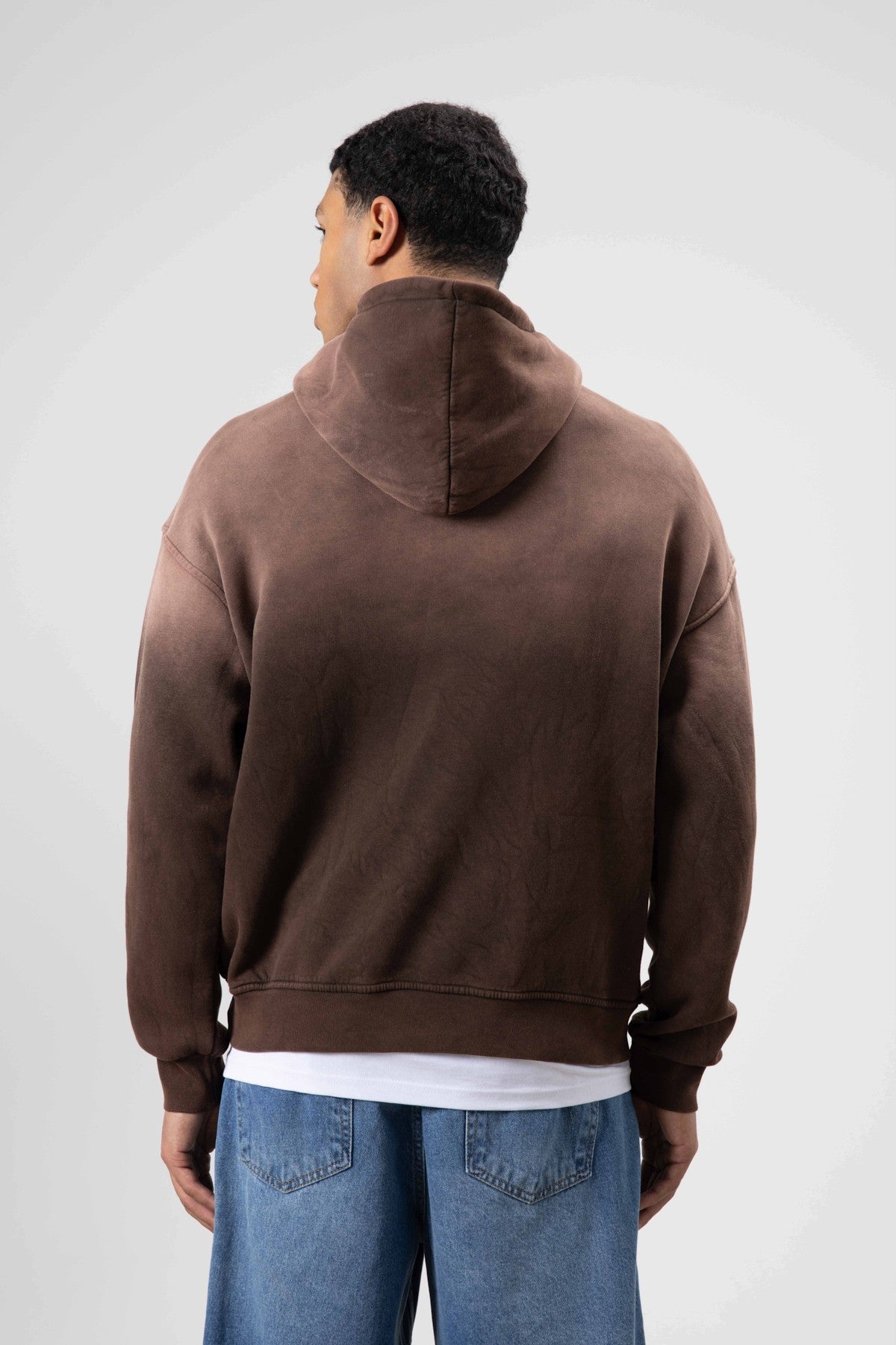 Oversized Printed Hooded Sweatshirt V70-112
