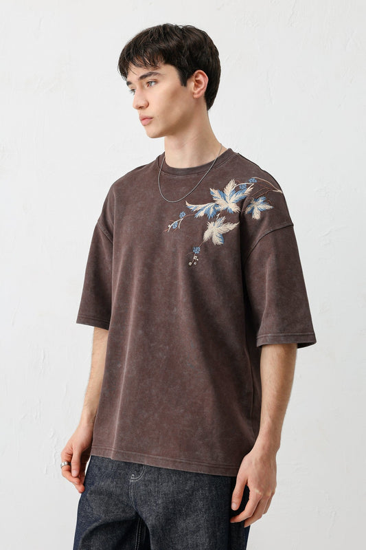 Oversized Printed T-Shirt V70-145