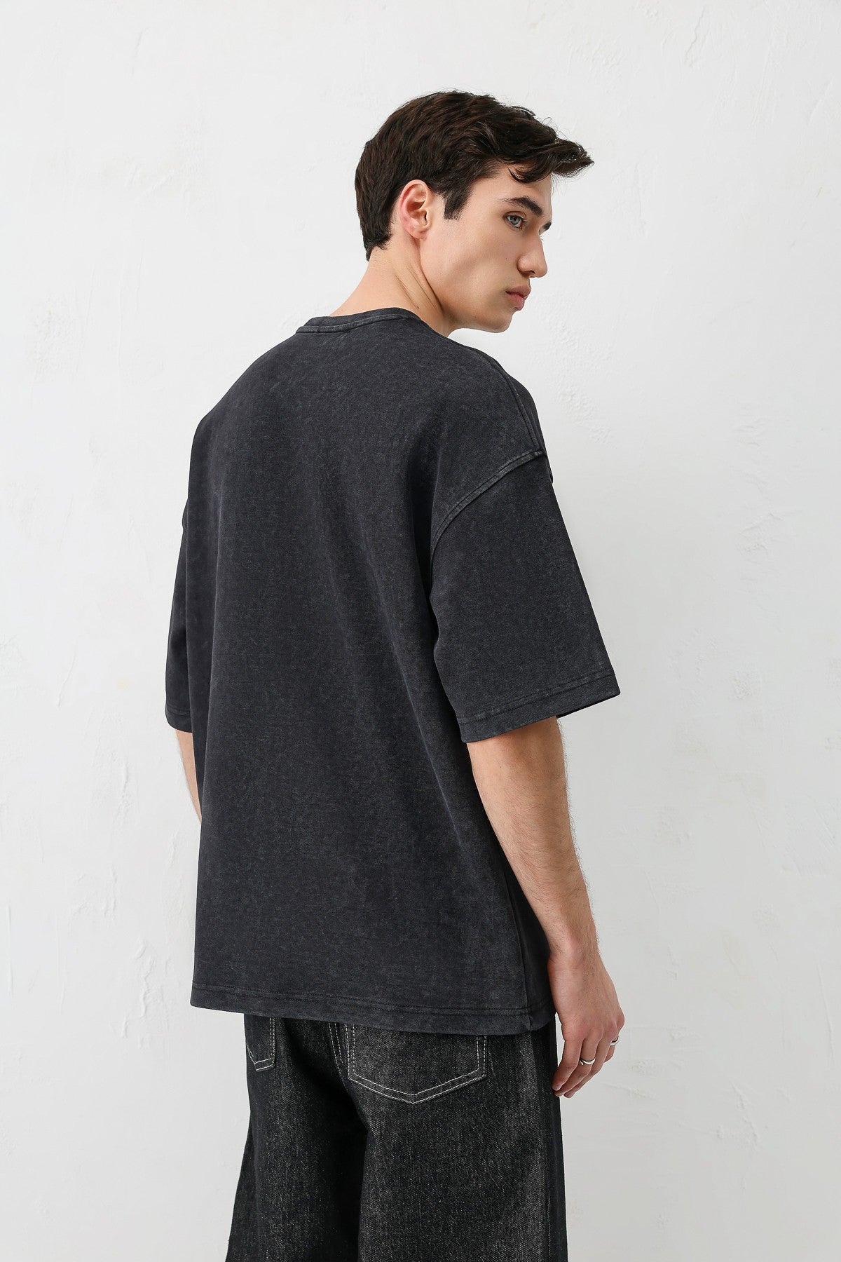 Oversized T-Shirt with Print (Requires Washing)