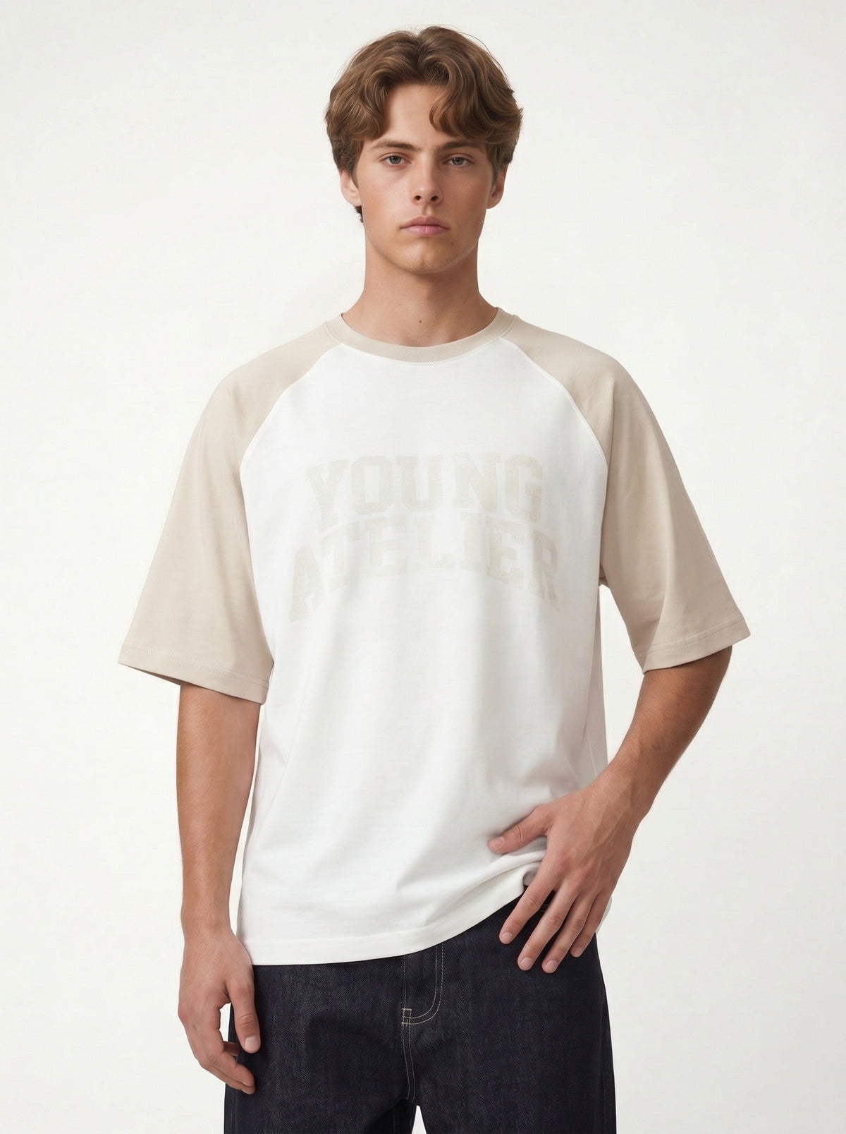 Printed Oversized T-Shirt V70-177