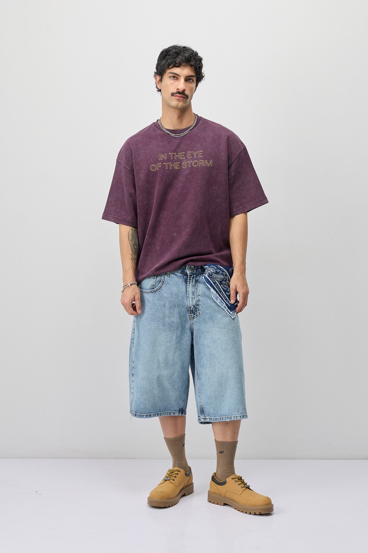 Oversized T-Shirt with Front Print