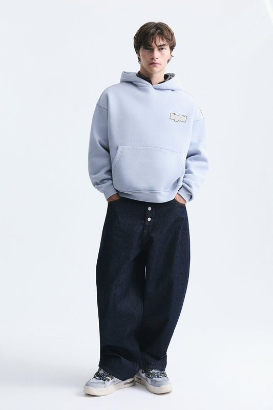 Oversized Sweatshirt with Back Print