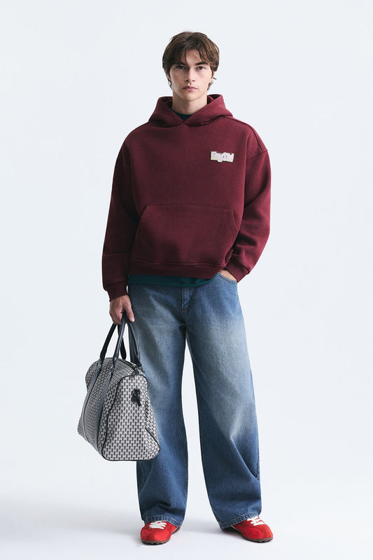 Oversized Sweatshirt with Back Print