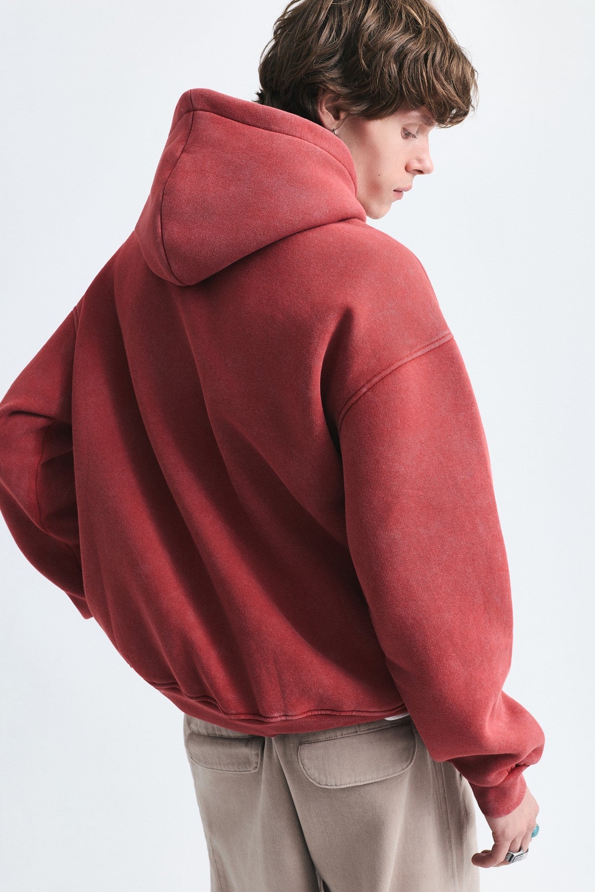 Oversized Sweatshirt with Printed Numbers