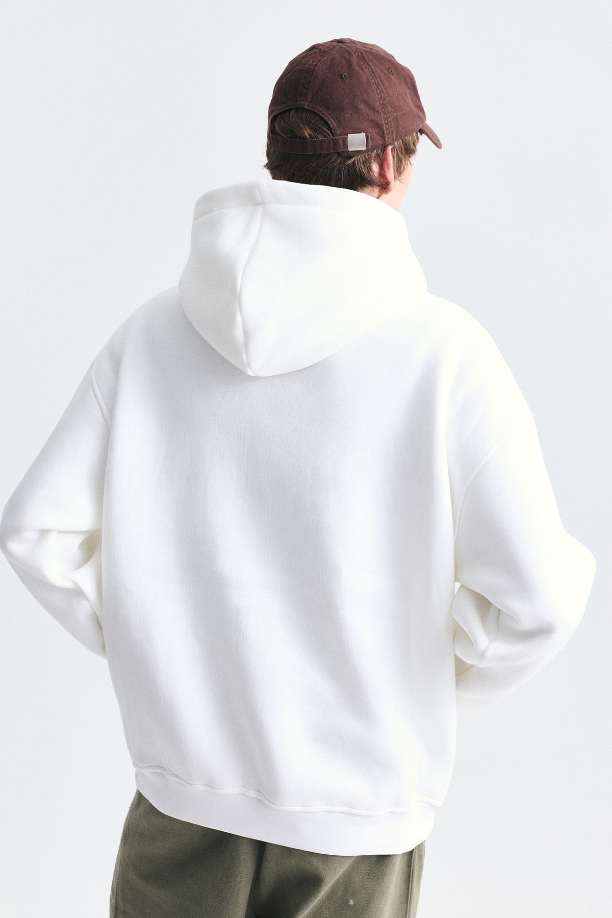 Oversized Washable Hooded Sweatshirt