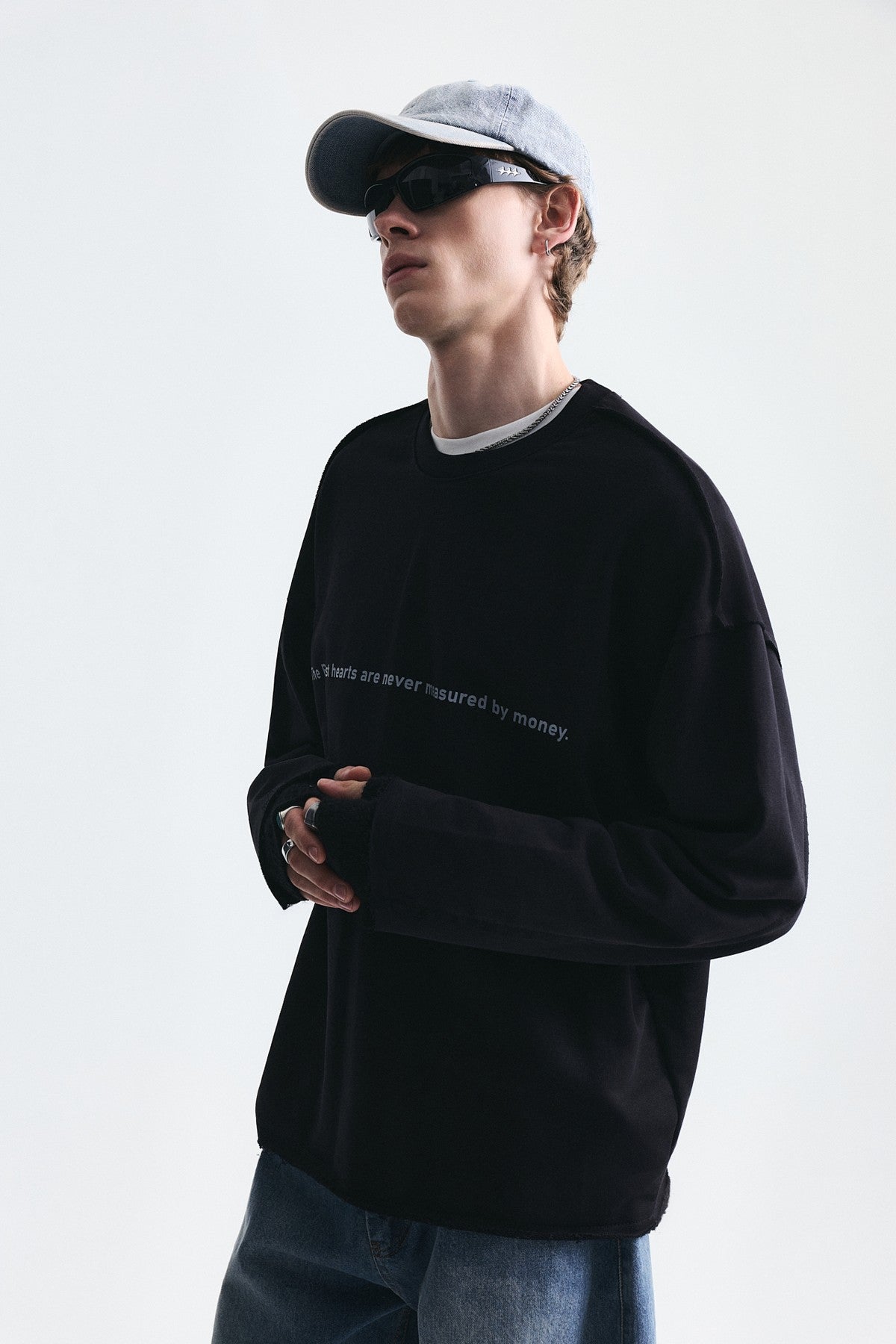Oversized Printed Sweatshirt