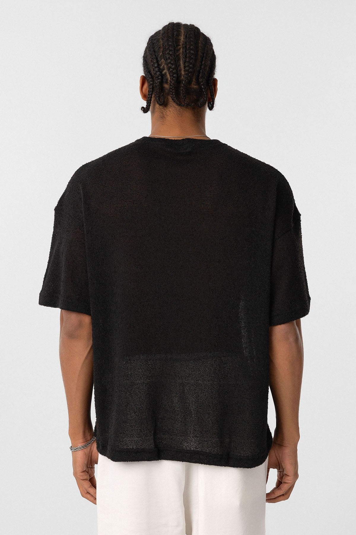 Basic Oversized Button-Down T-Shirt