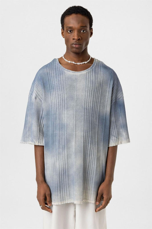 Oversized Knit T-Shirt (Machine Washable)