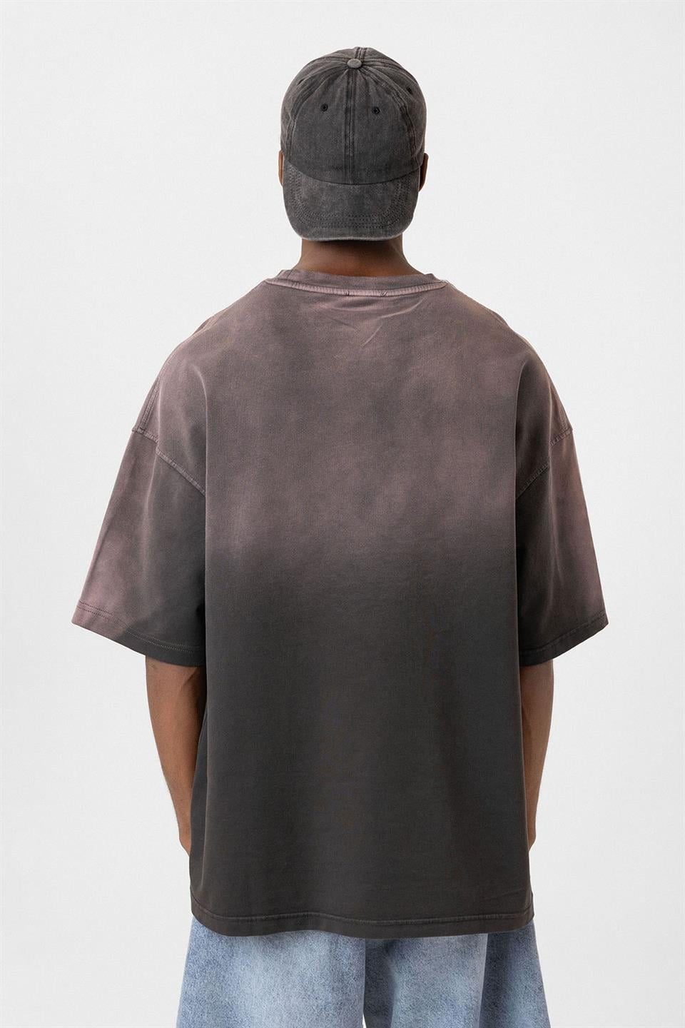 Oversized T-Shirt with Washed Finish V70-59