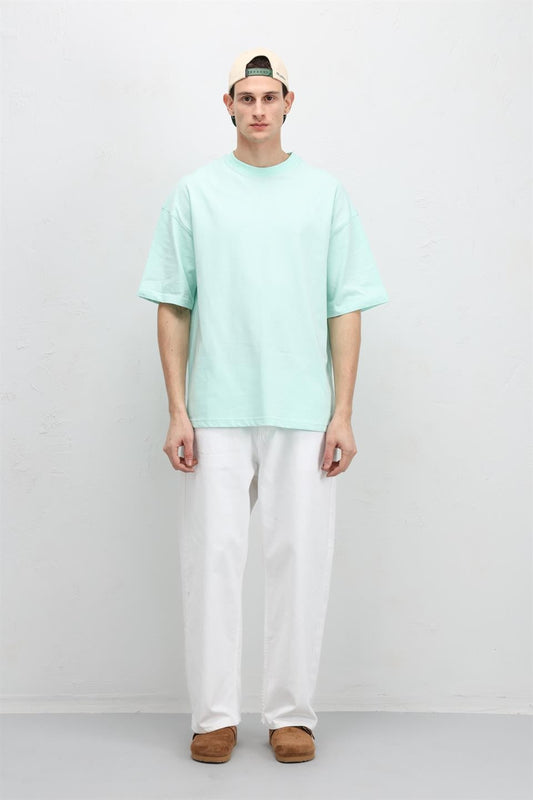 Basic Oversized Crew-Neck T-Shirt