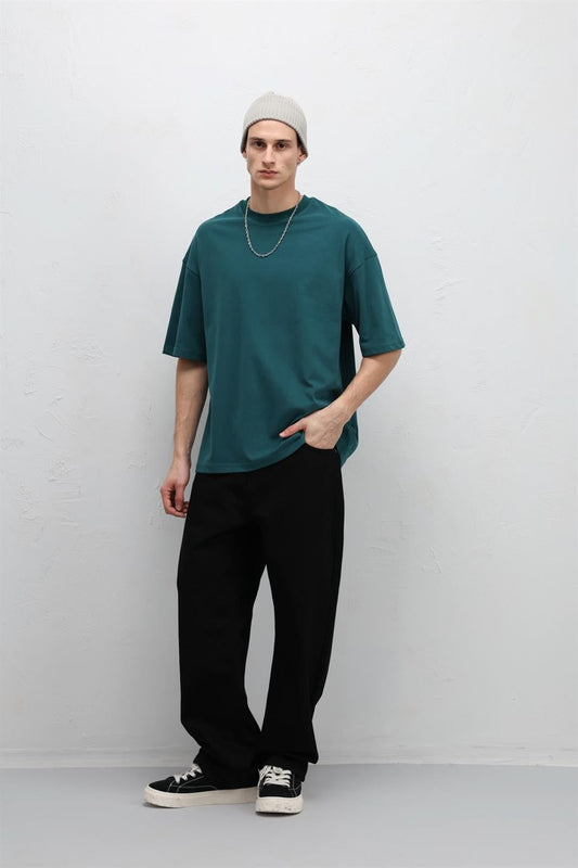 Basic Oversized Crew-Neck T-Shirt