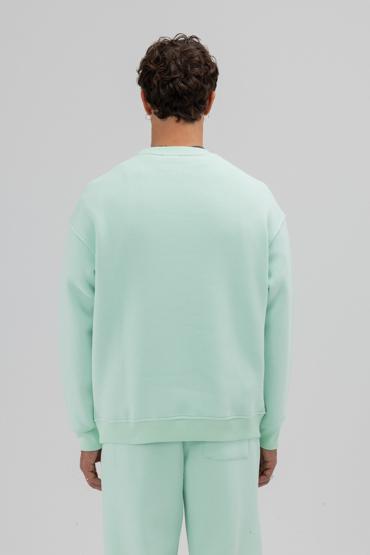 Basic Crew Neck Oversized Sweatshirt