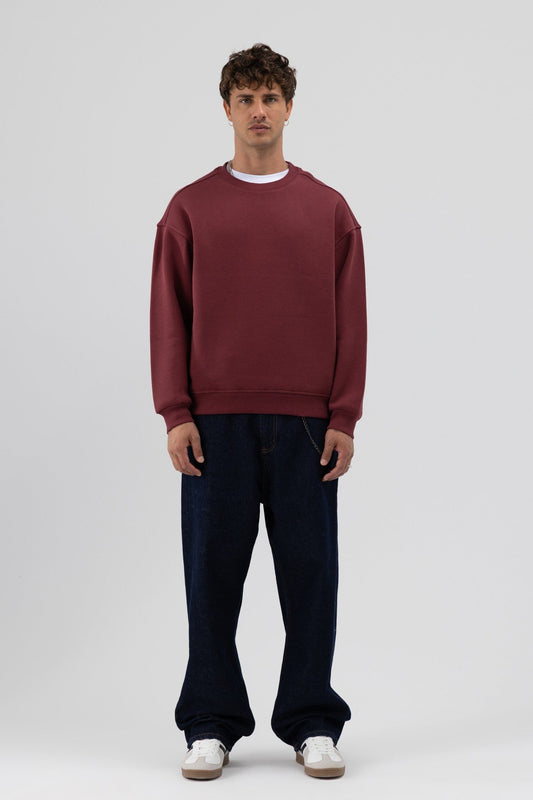 Basic Crew Neck Oversized Sweatshirt