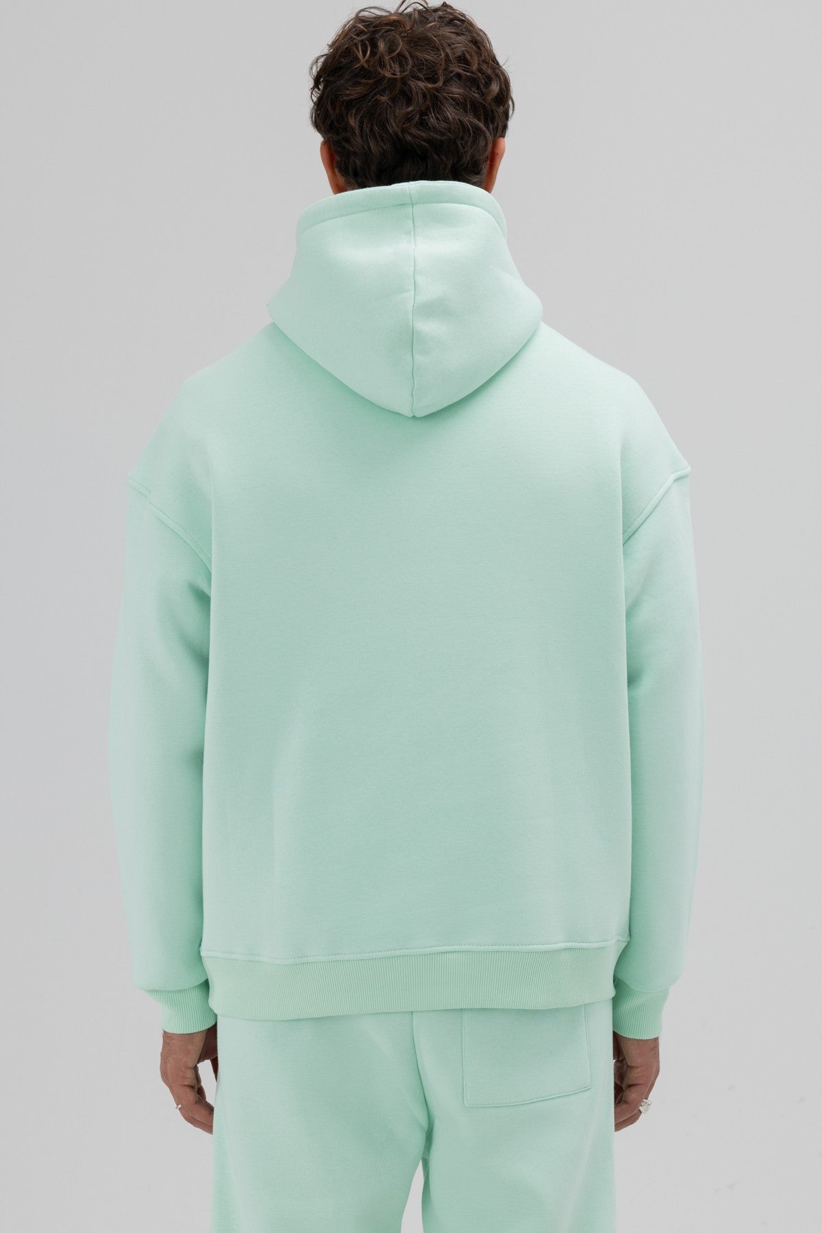 Basic Oversized Hooded Sweatshirt
