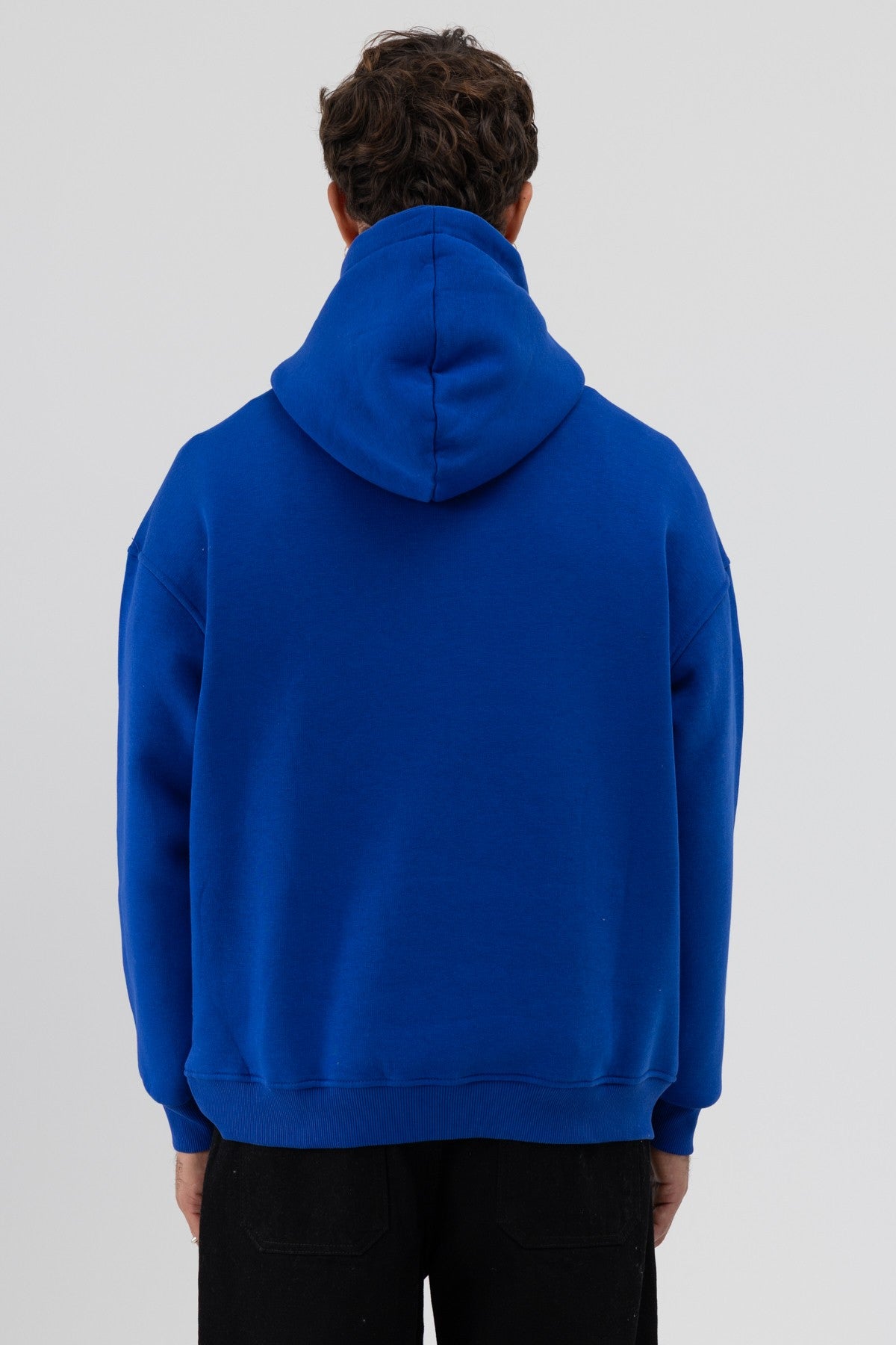 Basic Oversized Hooded Sweatshirt